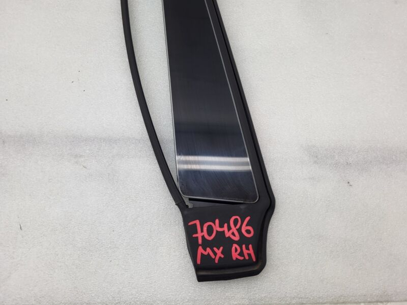108390200B 16-20 Model X Right B-Pillar Applique Trim Molding w/ Camera & Seal 1092312-98-F