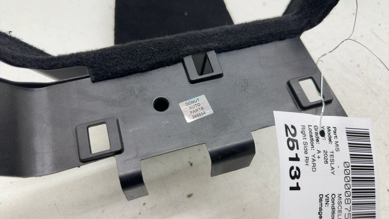 ⭕ 25-26 Model Y Rear Passenger Side Trunk Pocket End Bracket Right 193