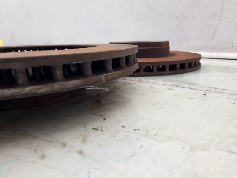 ⭕2012-2015 Tesla Model S MS Rear PAIR Left & Right Brake Disc Rotor Assembly OEM