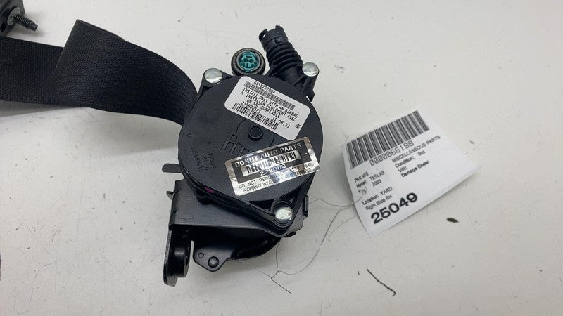 108127901H ⭕ 2017-2023 Tesla Model 3 Front Right 1st Row Seat Belt & Retractor 1081279-01-H