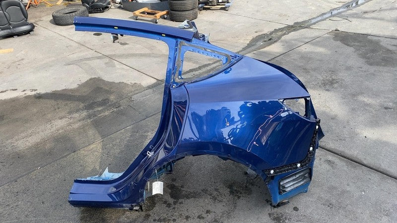 ⭕ 2020-2024 Tesla Model Y Rear Left Quarter Panel Structural Cutout LH Blue PPSB