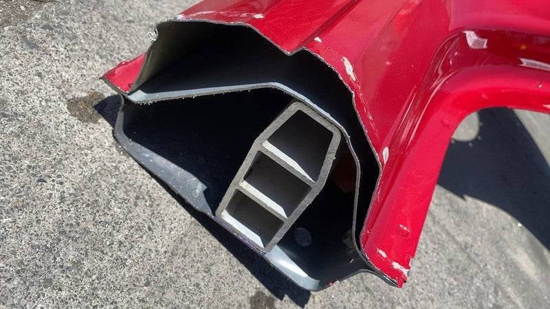 ⭕ 2020-2023 Tesla Model Y Rear Right Quarter Panel Structural Cutout RH Red PPMR