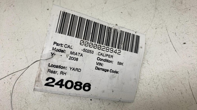 ⭕ 2006-2015 Mazda MX-5 Miata Rear Right Passenger Side Brake Caliper Assembly