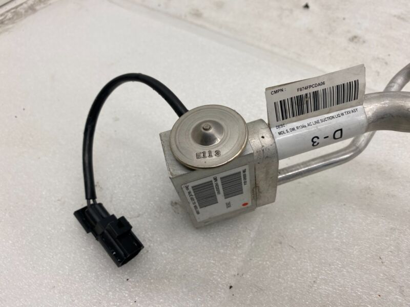 6008481 00 A ⭕ 12-15 Model S MS A/C Hose Evaporator Pipe Valve w/ Solenoid Cabin 6008481-00-A
