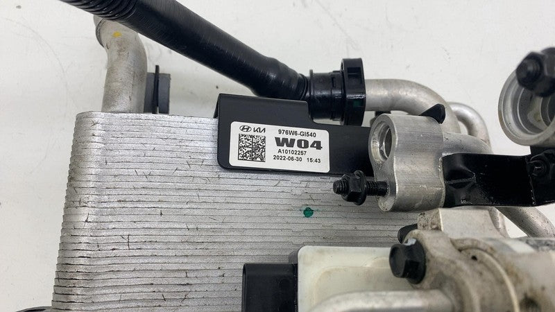 ⭕ 2022 Hyundai Ioniq 5 HVAC A/C Condenser Refrigerant w/ 3 Way Valve 9