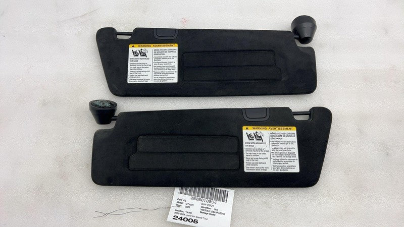 ⭕ 22-24 Lucid Air Grand Touring PAIR Left & Right Sunvisor Alcantara Sun Visor