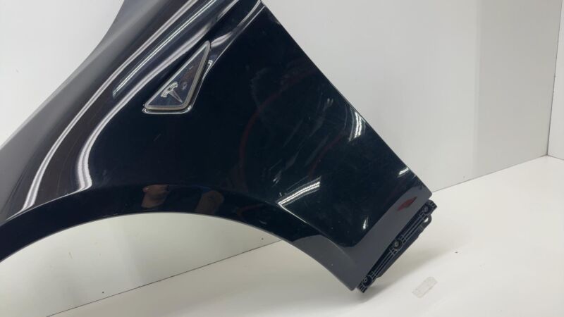 ⭕ 2012-2015 Tesla Model S Front Driver Side Fender Shell Panel Left Black - PBSB