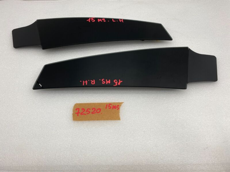 14942 ⭕ 12-15 Model S MS Left & Right B-Pillar Molding Applique Glass Trim 14942/14941