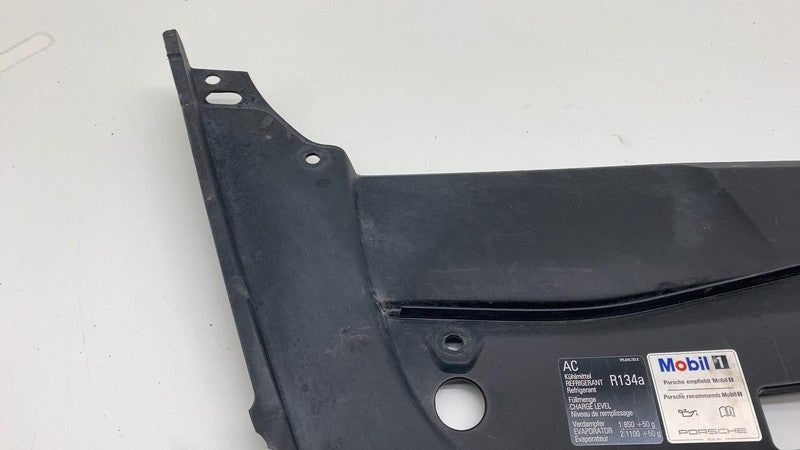 7P5 805 806 B 2011 2012 2013 2014 Porsche Cayenne Engine Bay Cover Panel Center Side Hood Lock