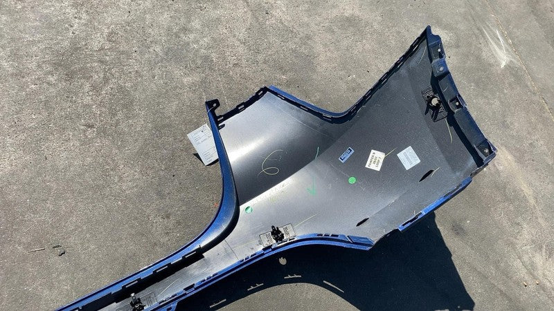154012201A ⭕ 2020-2022 Model Y Rear Bumper Cover w/ Sensor Holes Blue - PPSB 1540122-01-A