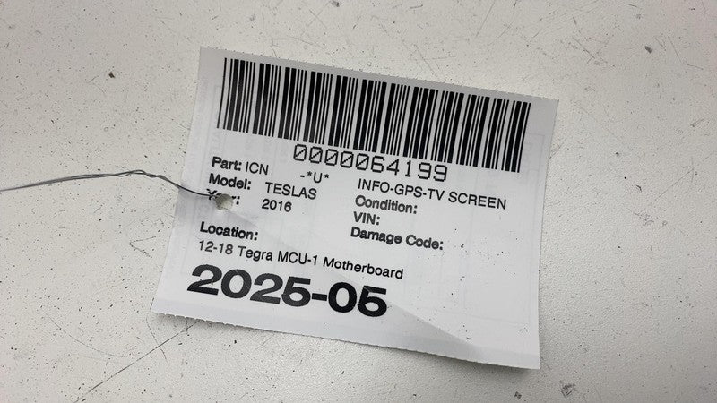 ⭕ 12-18 Tesla Model S MS Media Control Unit Tegra MCU-1 Motherboard 10