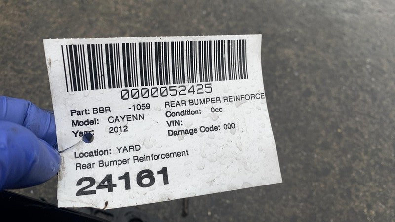 7P0 807 309 2011-2018 Porsche Cayenne Rear Bumper Reinforcement Impact Crash Bar Beam Assy