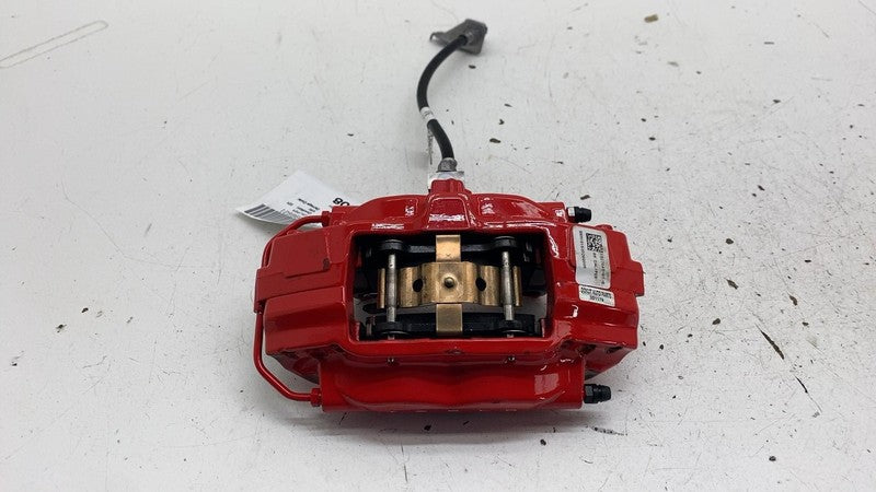 ⭕ 2016-2020 Tesla Model X Rear Caliper w/ Brake Hose Line Right Red 10