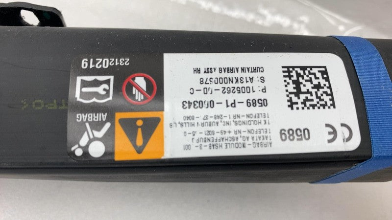 ⭕ 12-20 Tesla Model S MS Passenger Roof Curtain Safety Airbag Right 10