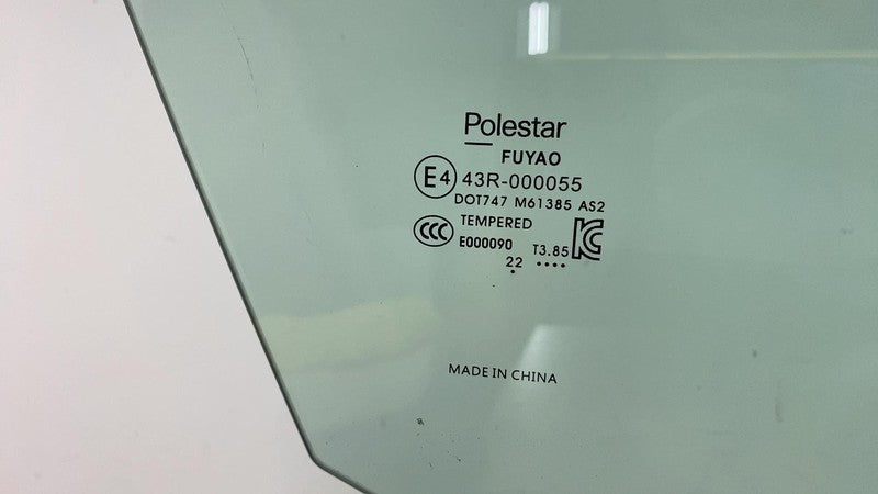E4 43R-000055 ⭕ 2021 2022 2023 Polestar 2 Front Passenger Side Door Window Glass Right RH OEM