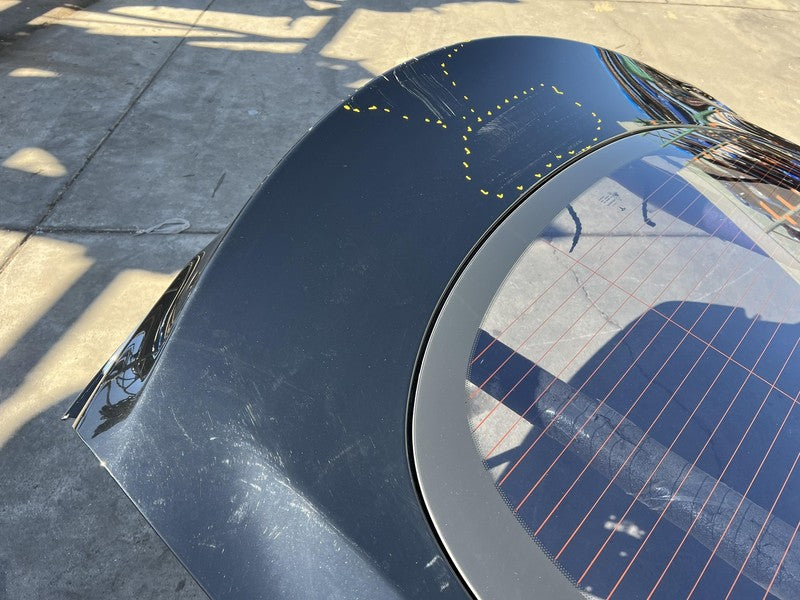 100263300E ⭕ 12-15 Model S Tailgate Hatch Panel & Liftgate Glass Black - PBSB 1002633-00-E