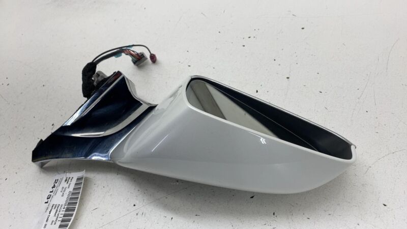 6005864-00-F ⭕12-15 Tesla Model S Left Exterior Rear View Door Mirror White PPSW 6005864-00-F