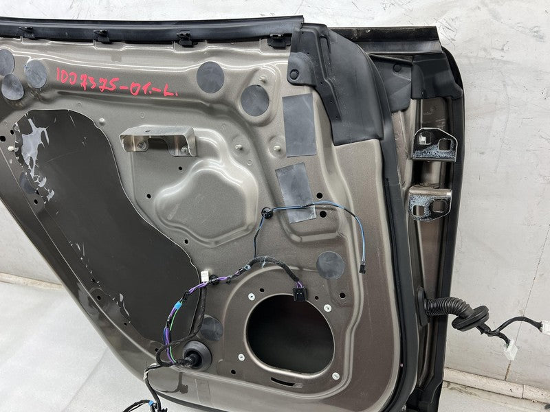 ⭕ 12-15 Tesla Model S Rear Driver Side Door Shell Panel Left Assy Beig