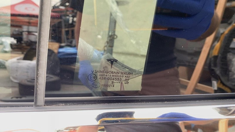 ⭕ 16-25 Tesla Model X Rear Left Falcon Door Shell Panel LH Red PPMR 10