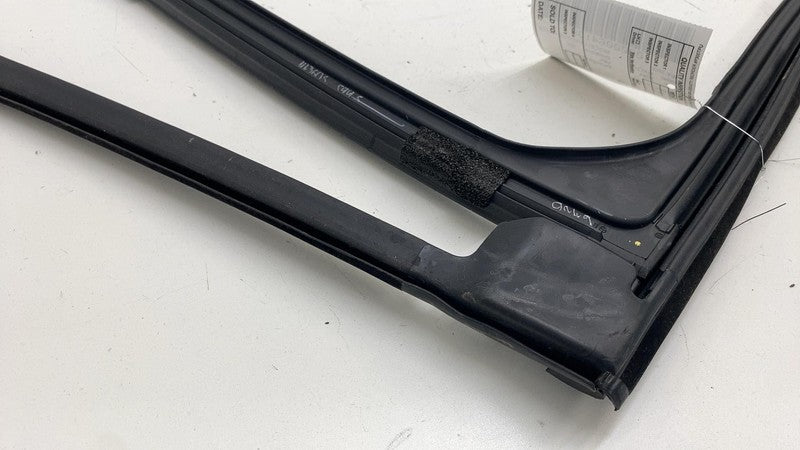 LJ8BR25825AE ⭕ 21-24 Ford Mustang Mach-E Rear Left Door Window Rubber Seal OEM LJ8B-R25825-AE