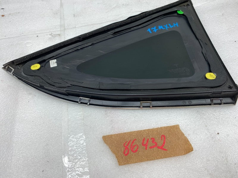 43R-004553 ⭕ 2016-2020 Tesla Model X MX Rear Driver Side Window QTR Quarter Glass 1/4 Left